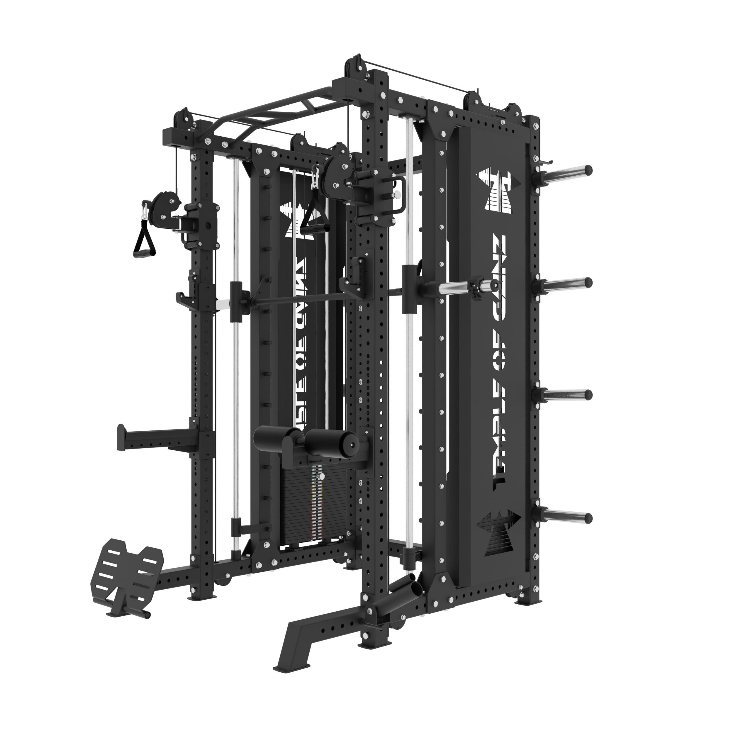 cybex ion series smith rack ALL-IN-ONE POWER RACK + FUNCTIONAL TRAINER + SMITH MACHINE VERSION 2