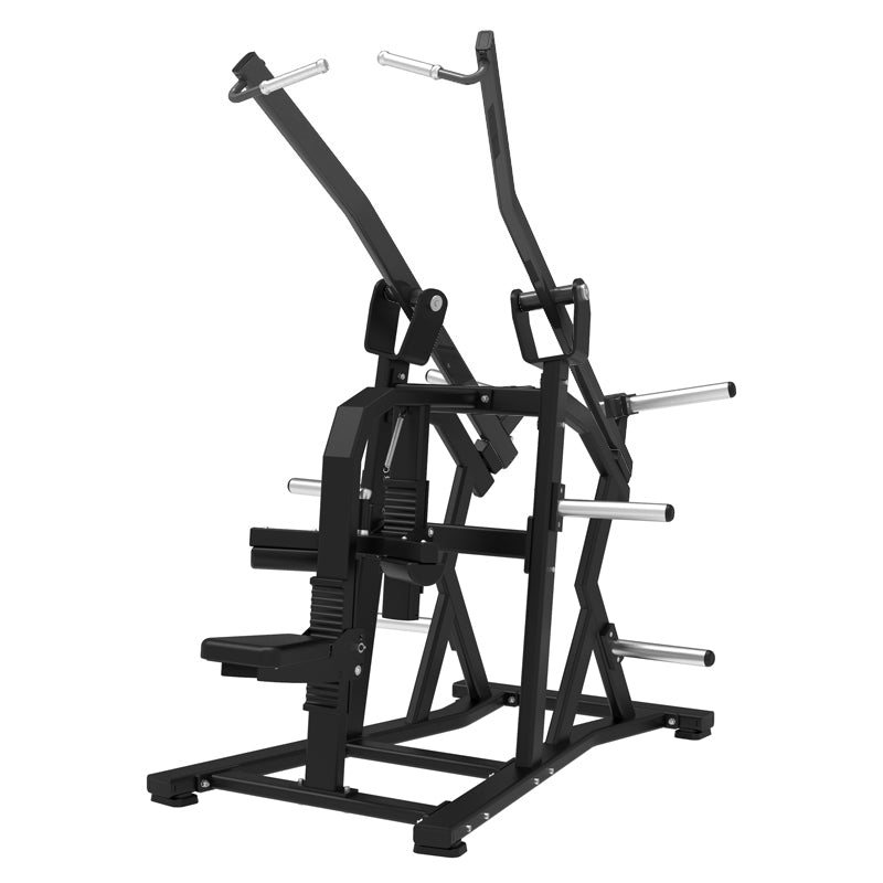 PLATE-LOADED ISO-LATERAL WIDE LAT PULLDOWN (PRONATED GRIP) MACHINE