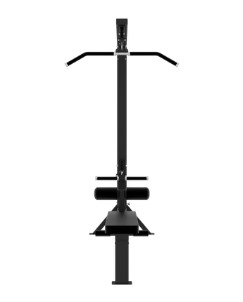 SELECTORIZED LAT PULLDOWN + SEATED ROW MACHINE