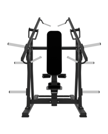 PLATE-LOADED ISO-LATERAL CHEST + BACK MACHINE