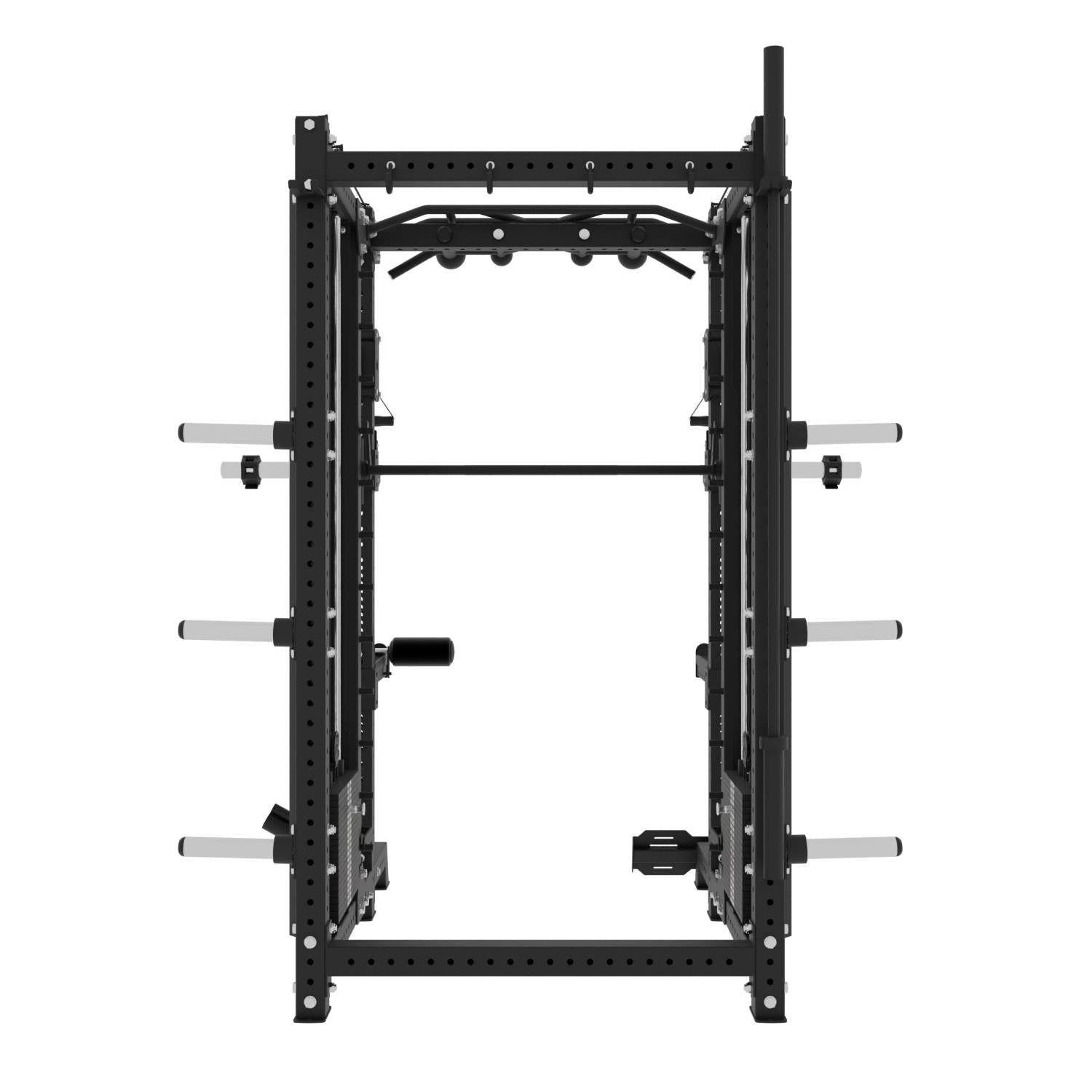 ALL-IN-ONE POWER RACK + FUNCTIONAL TRAINER + SMITH MACHINE – Temple of ...