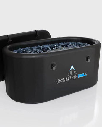 HORIZONTAL INFLATABLE COLD PLUNGE TUB WITH LID