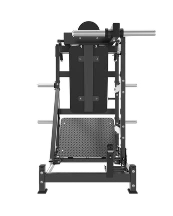 PLATE-LOADED ADJUSTABLE PENDULUM SQUAT MACHINE VERSION 2