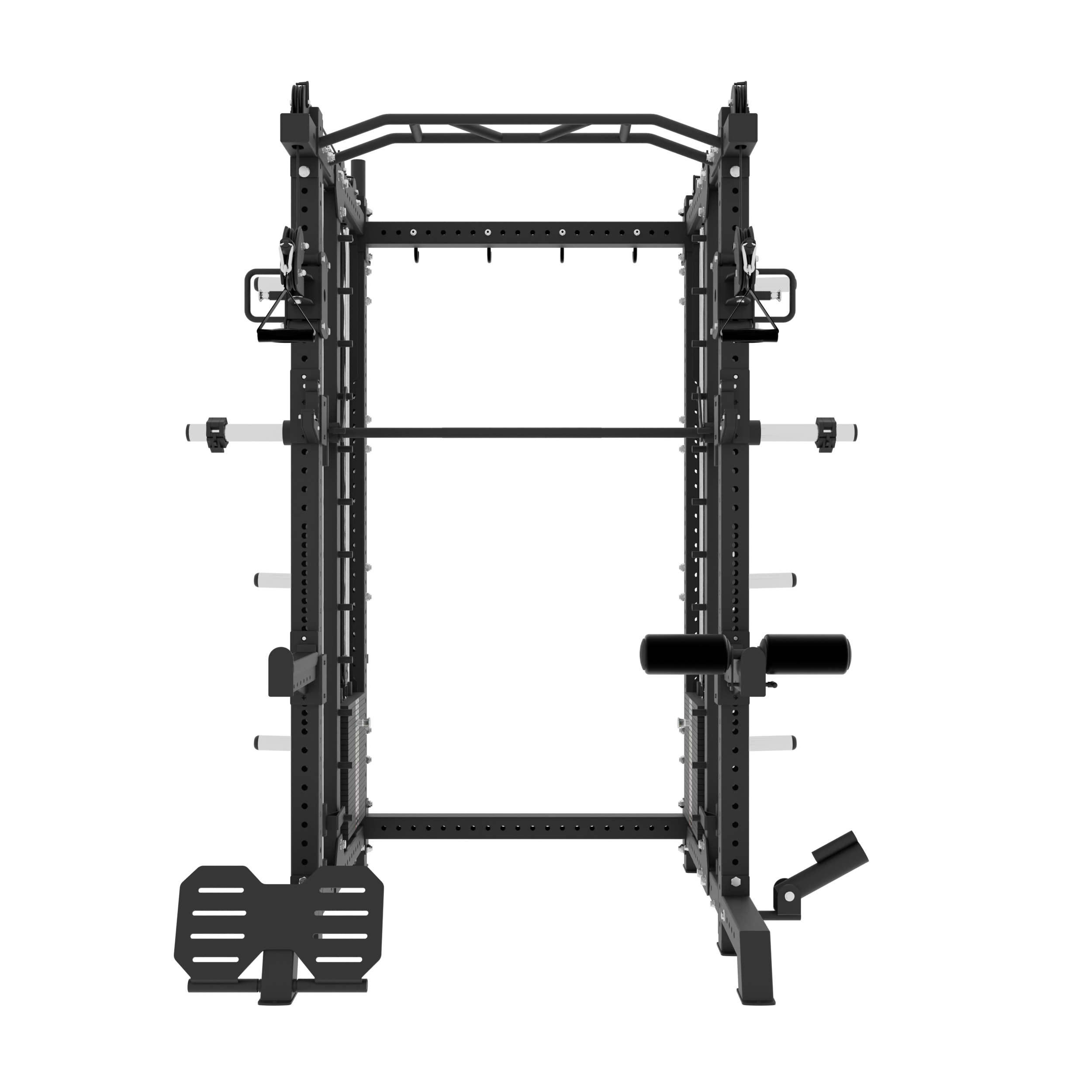 ALL-IN-ONE POWER RACK + FUNCTIONAL TRAINER + SMITH MACHINE VERSION 2 ...