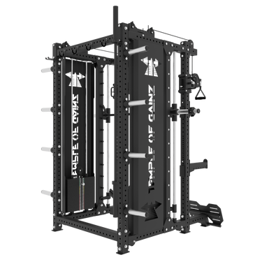 ALL-IN-ONE POWER RACK + FUNCTIONAL TRAINER + SMITH MACHINE VERSION 2 ...