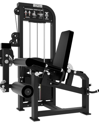 SELECTORIZED LEG EXTENSION + PRONE LEG CURL MACHINE VERSION 2