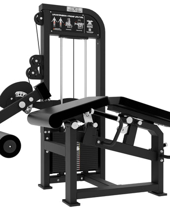 SELECTORIZED LEG EXTENSION + PRONE LEG CURL MACHINE VERSION 2