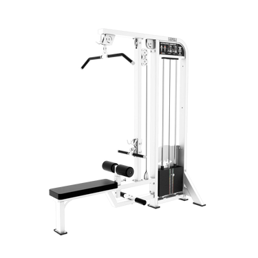 SELECTORIZED LAT PULLDOWN + SEATED ROW MACHINE VERSION 2