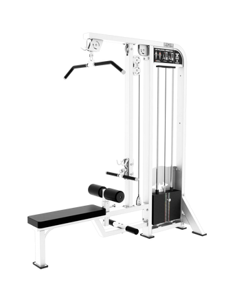 SELECTORIZED LAT PULLDOWN + SEATED ROW MACHINE VERSION 2