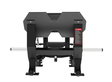 PLATE-LOADED ADJUSTABLE BELTED HIP THRUST GLUTE DRIVE MACHINE