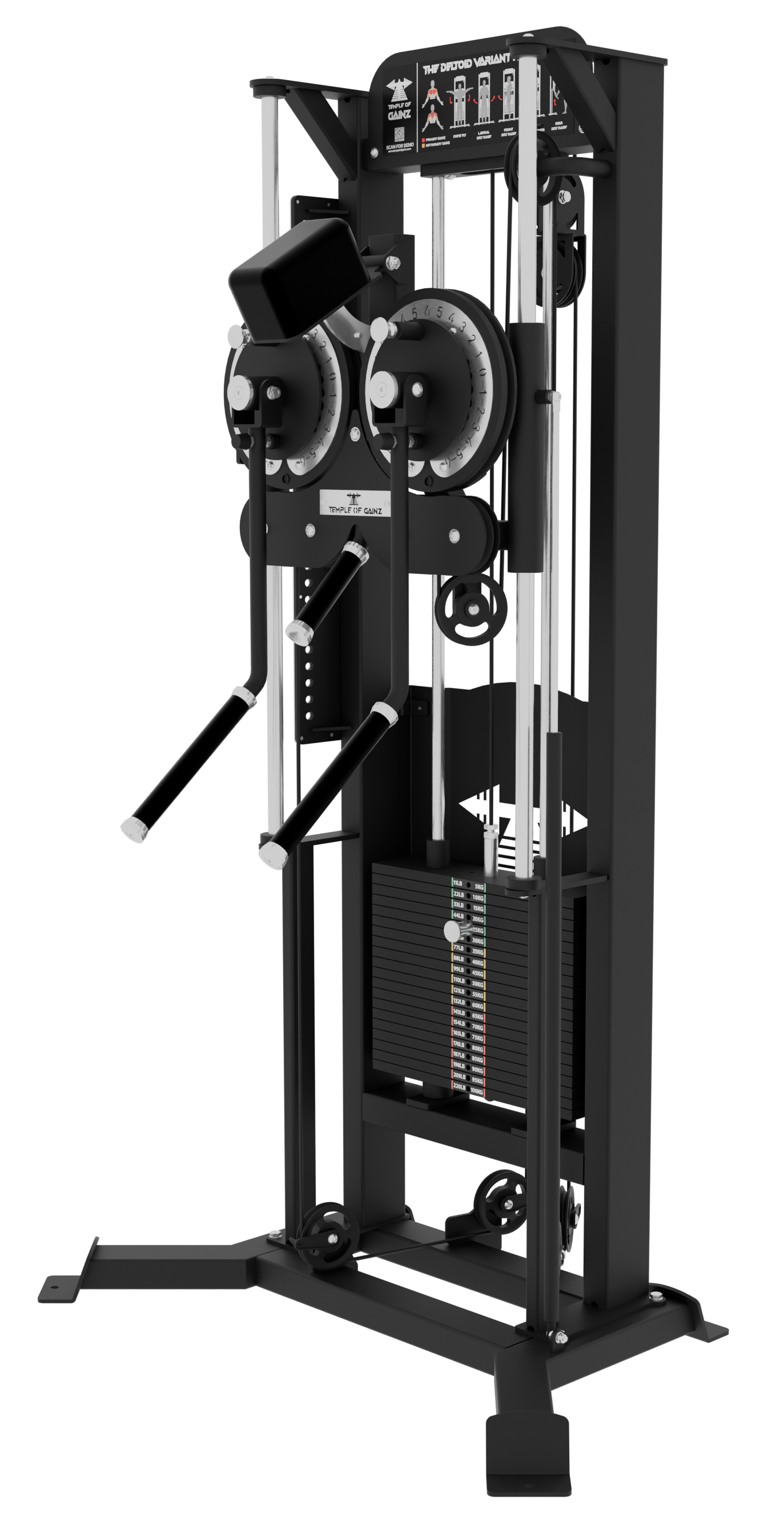 SELECTORIZED STANDING MULTI-FLIGHT MACHINE VERSION 3 – Temple of Gainz