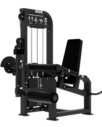 SELECTORIZED LEG EXTENSION + PRONE LEG CURL MACHINE VERSION 2 (120KGS / 264LBS WEIGHT STACK)