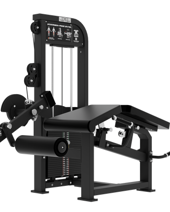 SELECTORIZED LEG EXTENSION + PRONE LEG CURL MACHINE VERSION 2 (120KGS / 264LBS WEIGHT STACK)