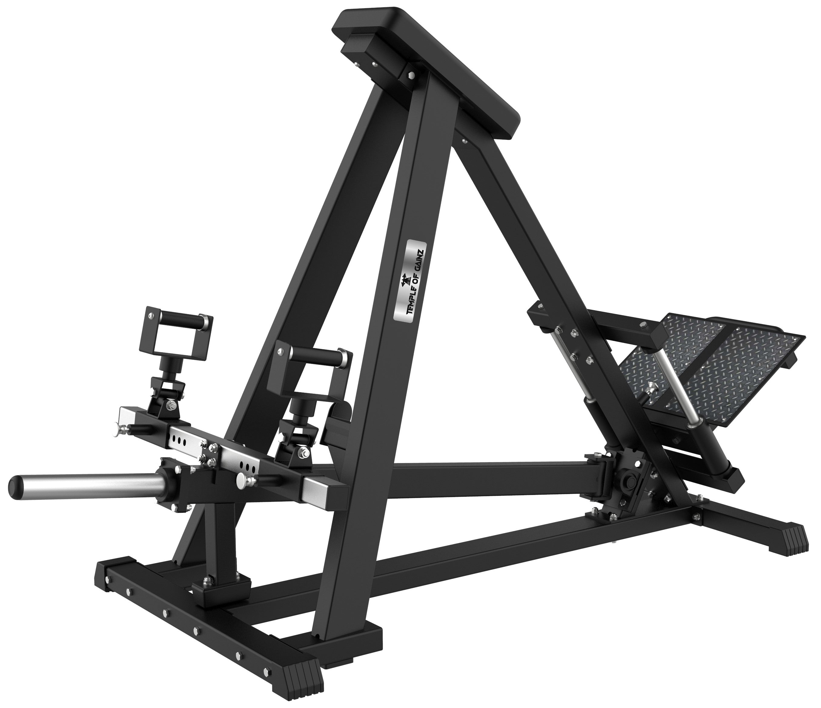 PLATE-LOADED ADJUSTABLE CHEST-SUPPORTED T-BAR ROW MACHINE – Temple of Gainz