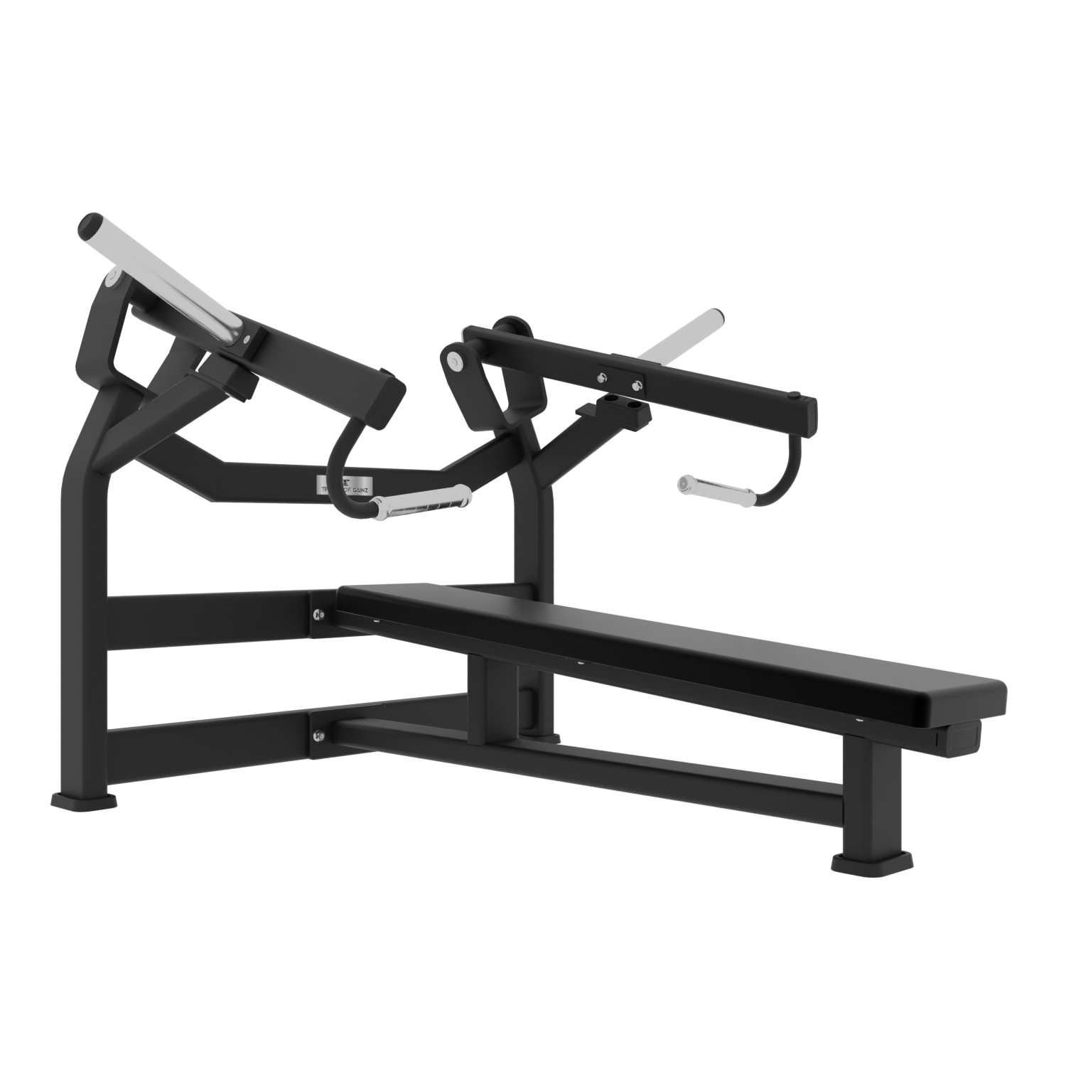 PLATE-LOADED ISO-LATERAL HORIZONTAL BENCH PRESS MACHINE – Temple of Gainz Plate loaded bench press machine