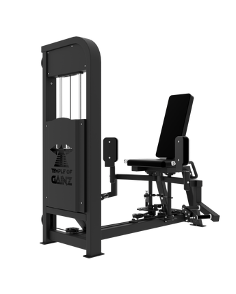 SELECTORIZED HIP ABDUCTION + ADDUCTION (INNER/OUTER THIGH) MACHINE VERSION 2 (120KGS/264LBS WEIGHT STACK)