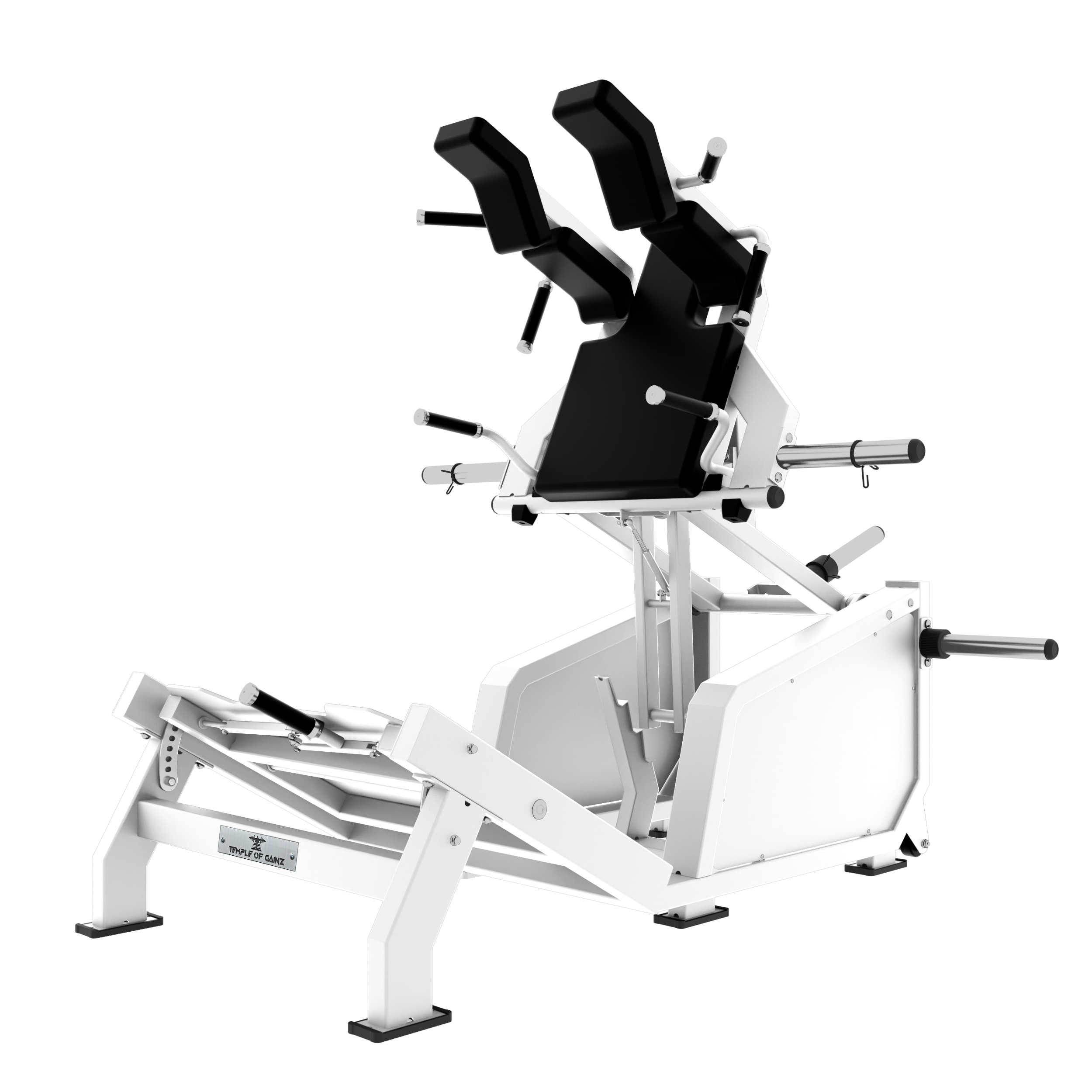 Squat Machine Target PLATE-LOADED ADJUSTABLE POWER SQUAT / V SQUAT / HACK SQUAT MACHINE ...
