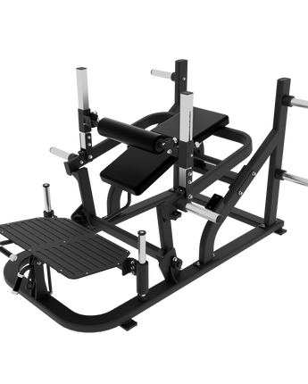 PLATE-LOADED ADJUSTABLE HIP THRUST GLUTE DRIVE MACHINE